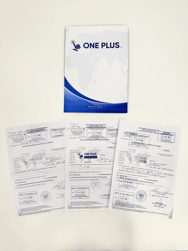 Criminal Record Certificate from Poland